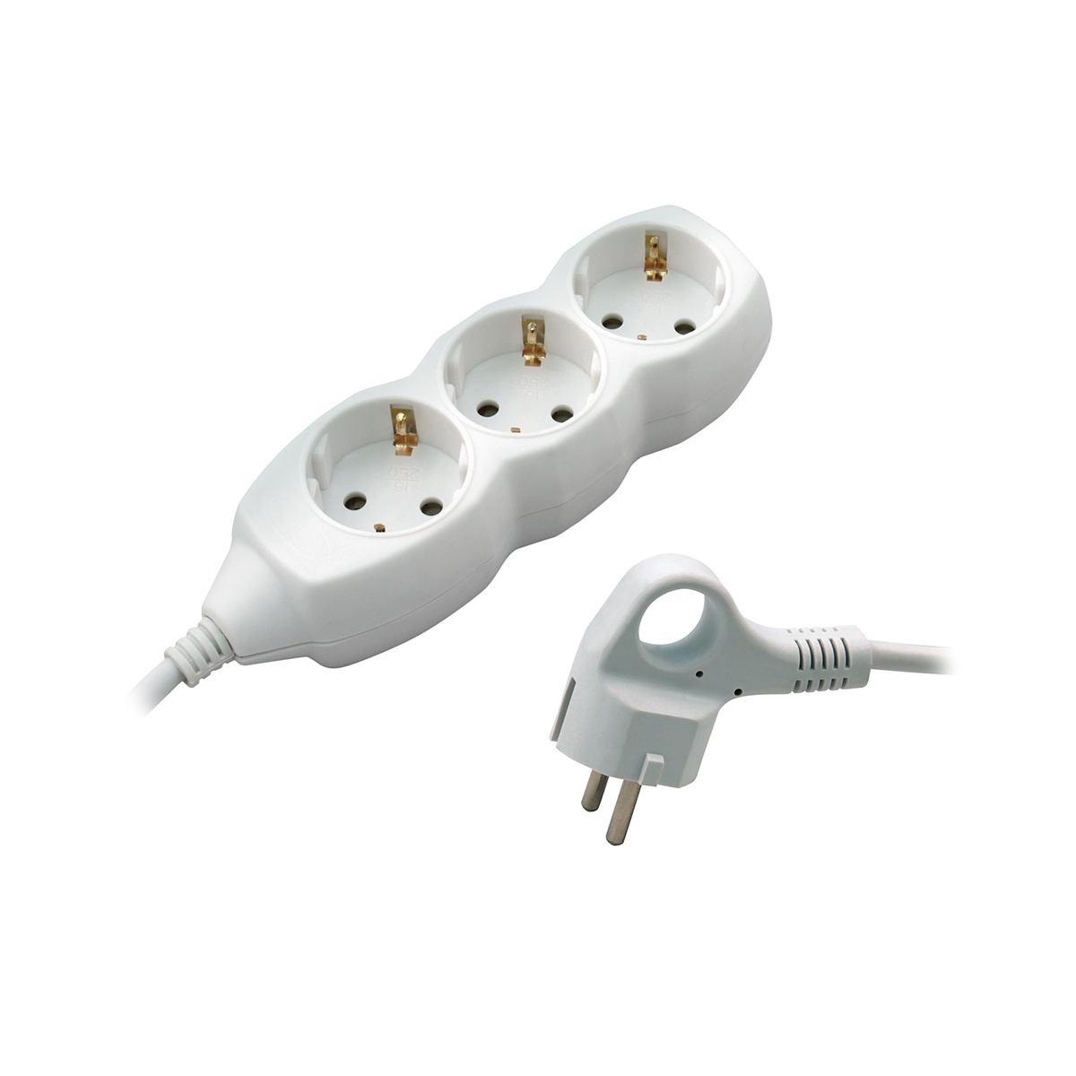 Удлинитель с заземл. 3 м 3 розетки с/у s 3x3-z (1/20) "старт"