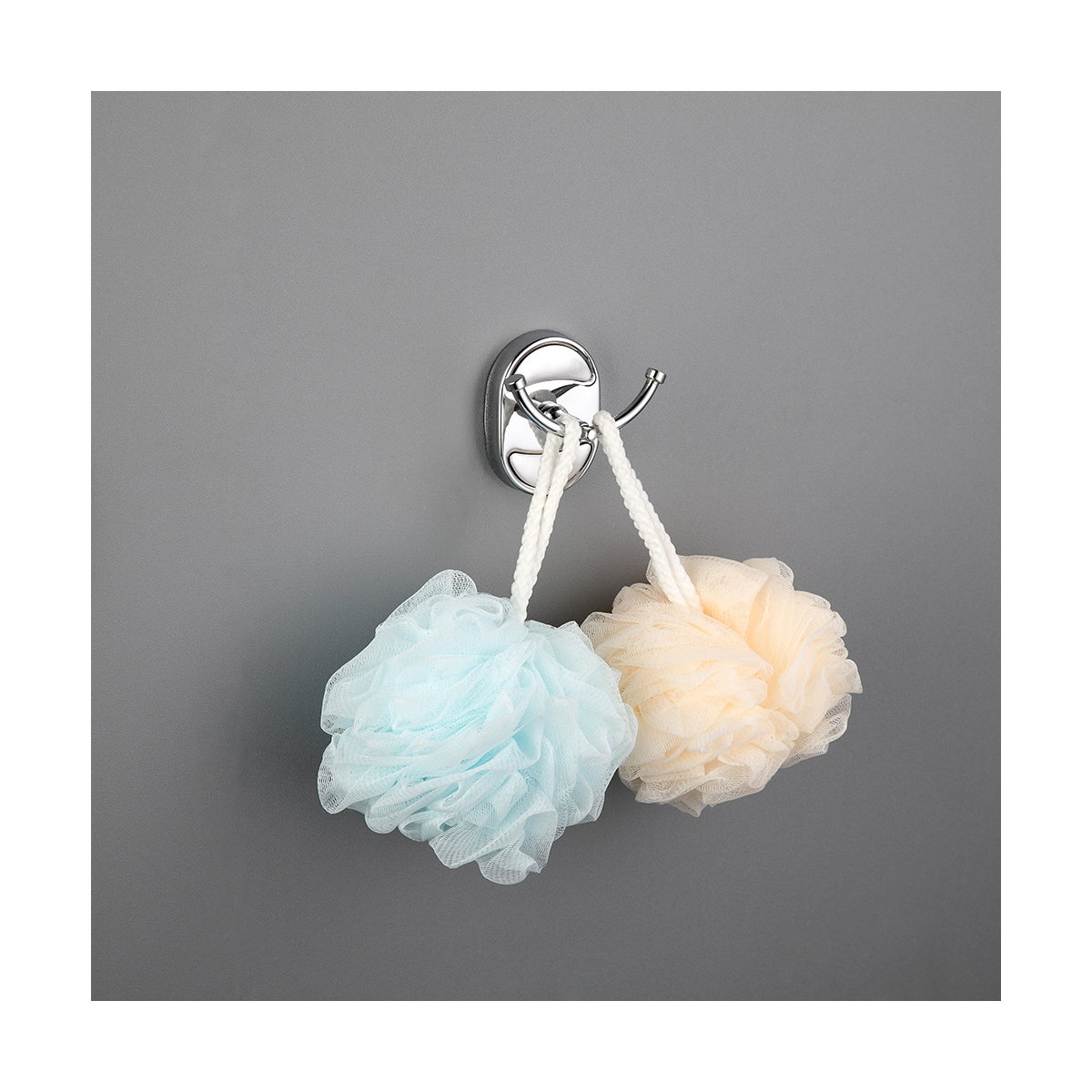 Крючок двойной f1905-2, хром (1/50/200) "frap"