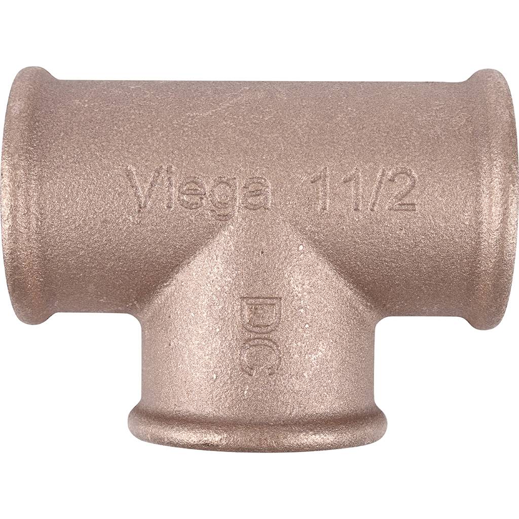 Тройник резьбовой (ВР) 1"1/2 бронза VIEGA (264307)