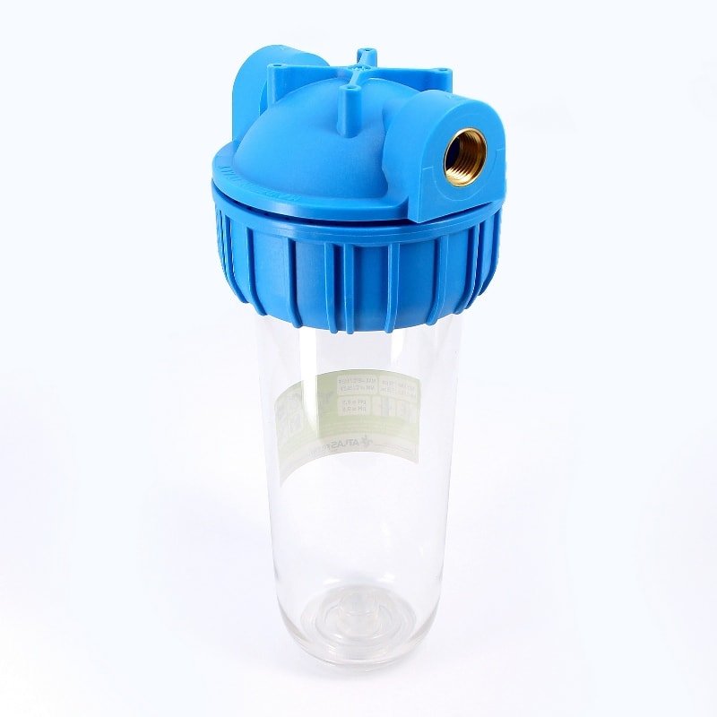 Колба прозрачная для проточного фильтра PLUS 3P 10" ATLAS FILTRI 1/2" SX