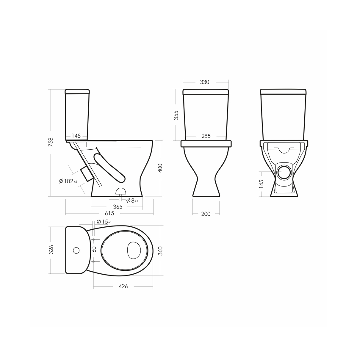 Унитаз напольный "формат" комфорт белый "sanita" wc.cc/format/2-dm/wht.g/s1