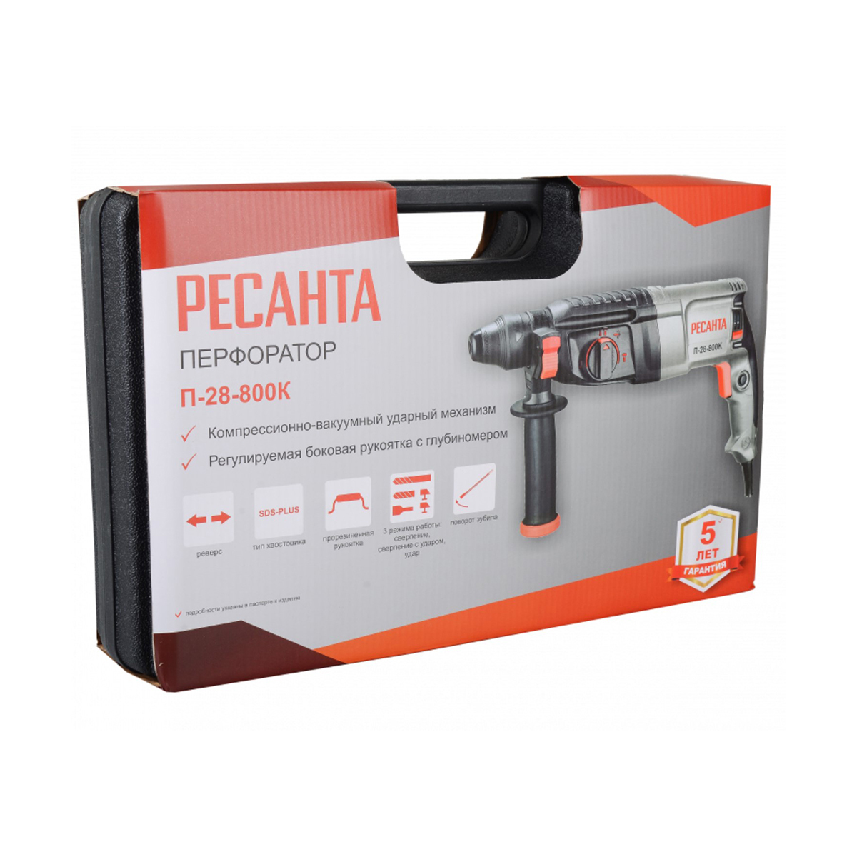 Перфоратор п-28-800к "ресанта"