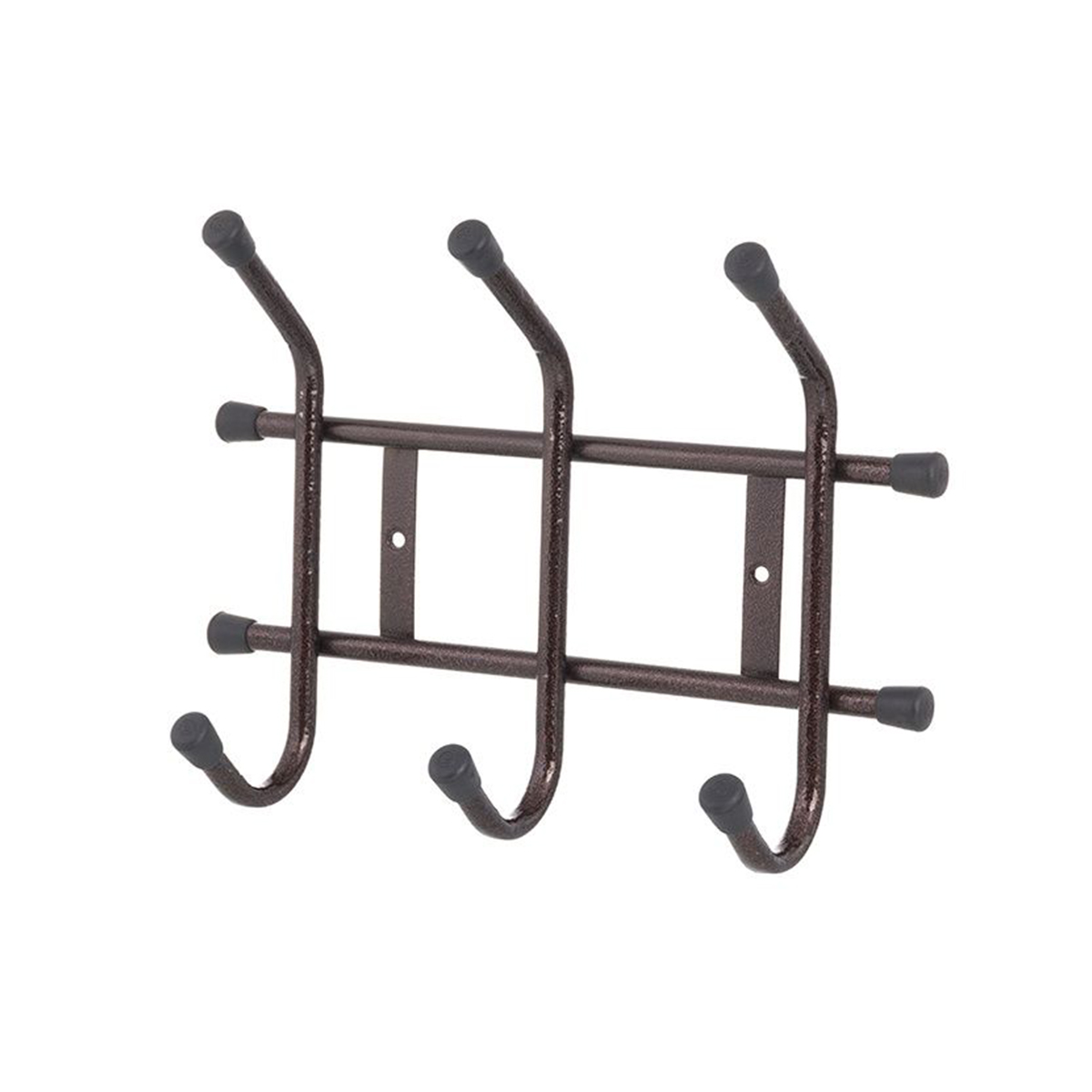 Вешалка настенная 3-х рожковая (коричневый) (1/10) "виолет"