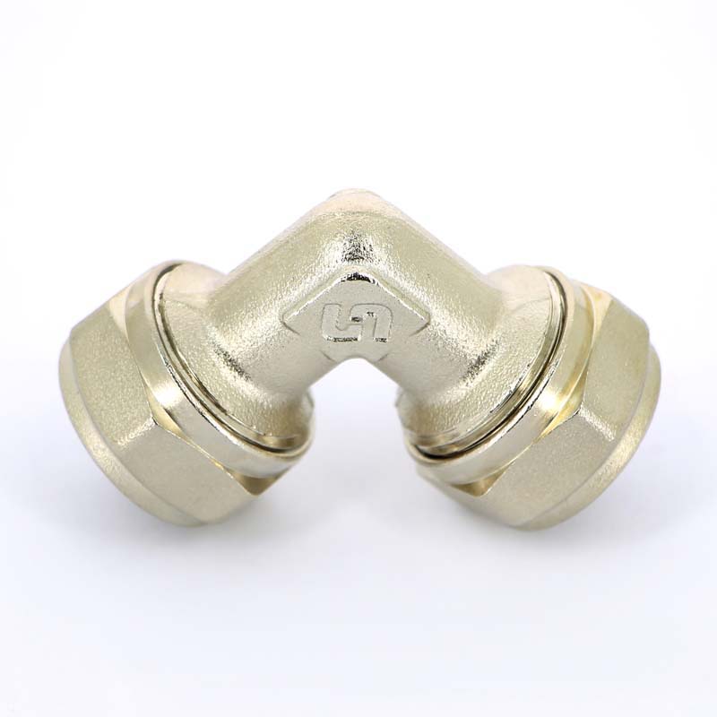 Обжимной равнопроходной угол 20 х 20 мм, 90° UNI-FITT