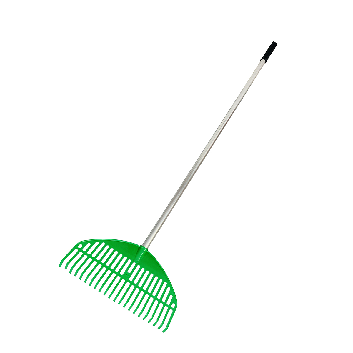 Грабли веерные пласт. 22 плоских зуба с алюм. черенком "гардения" (1/5)