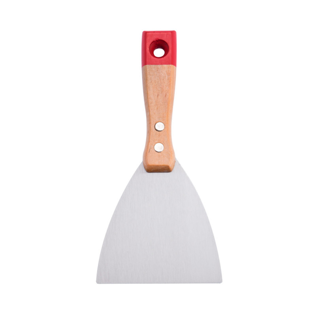 Шпатель стальной 100 мм дерев. ручка (1/12/240) "beorol"