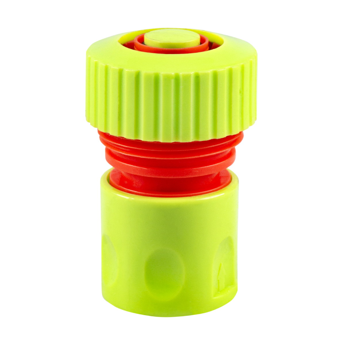 Соединитель для шлангов 3/4" пласт. с автостопом (20/200) "feona" 003-2402