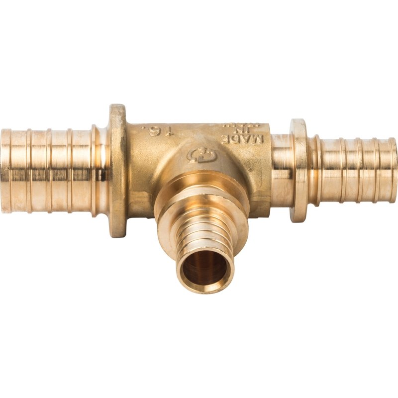 Тройник переходной 32 x 20 x 25 аксиальный для труб PE-X STOUT