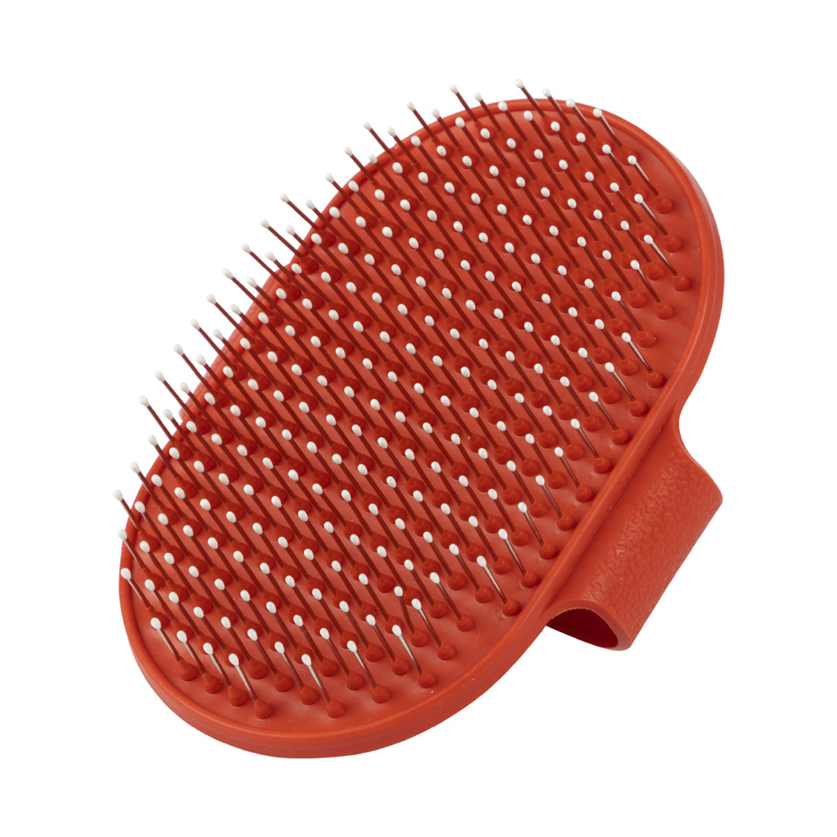 Щетка для животных для вычесывания шерсти 12 см, зубчики металл. (1/24/144) "рыжий кот"