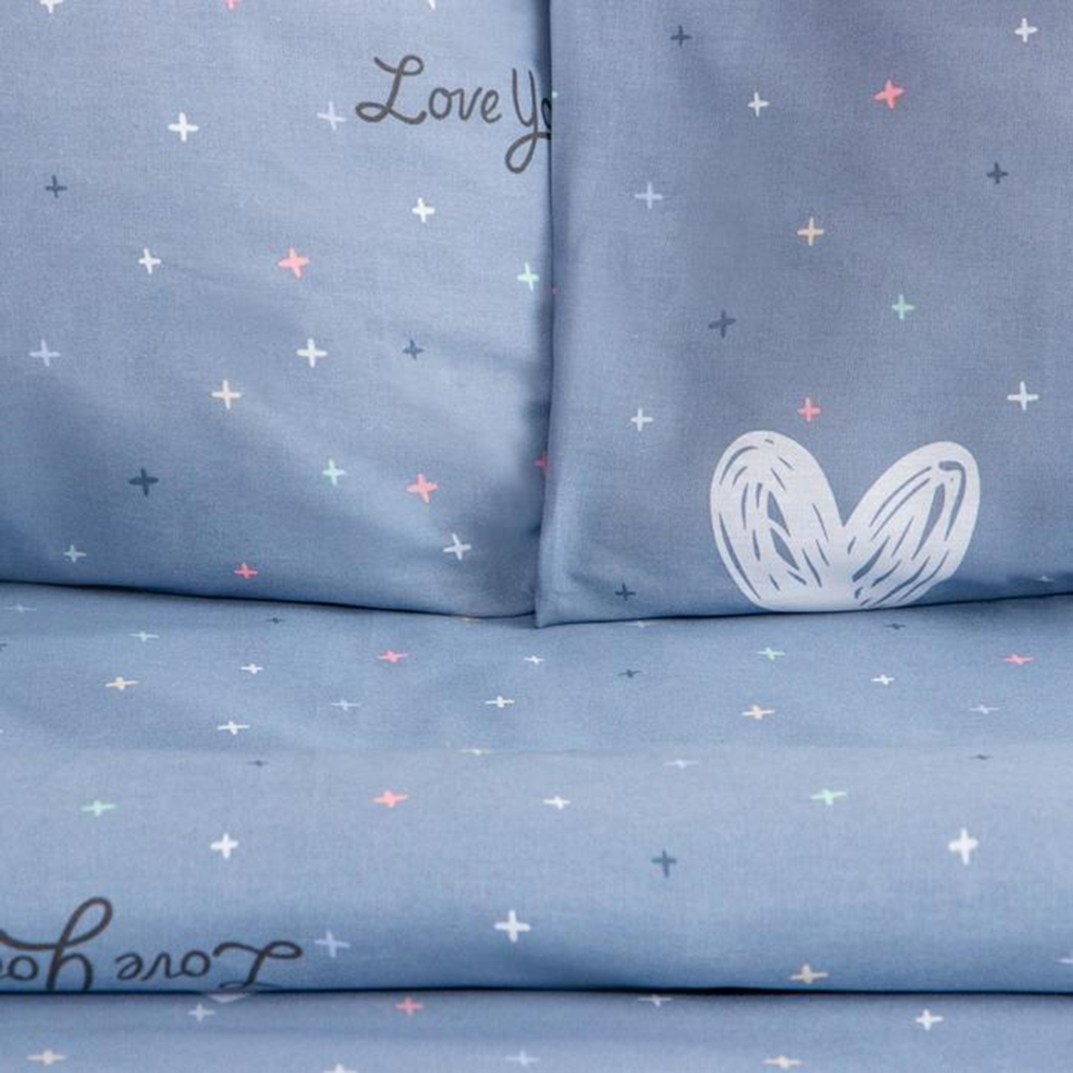 Постельное белье "этель" love for two 2 сп. (бязь) (1) 6632115