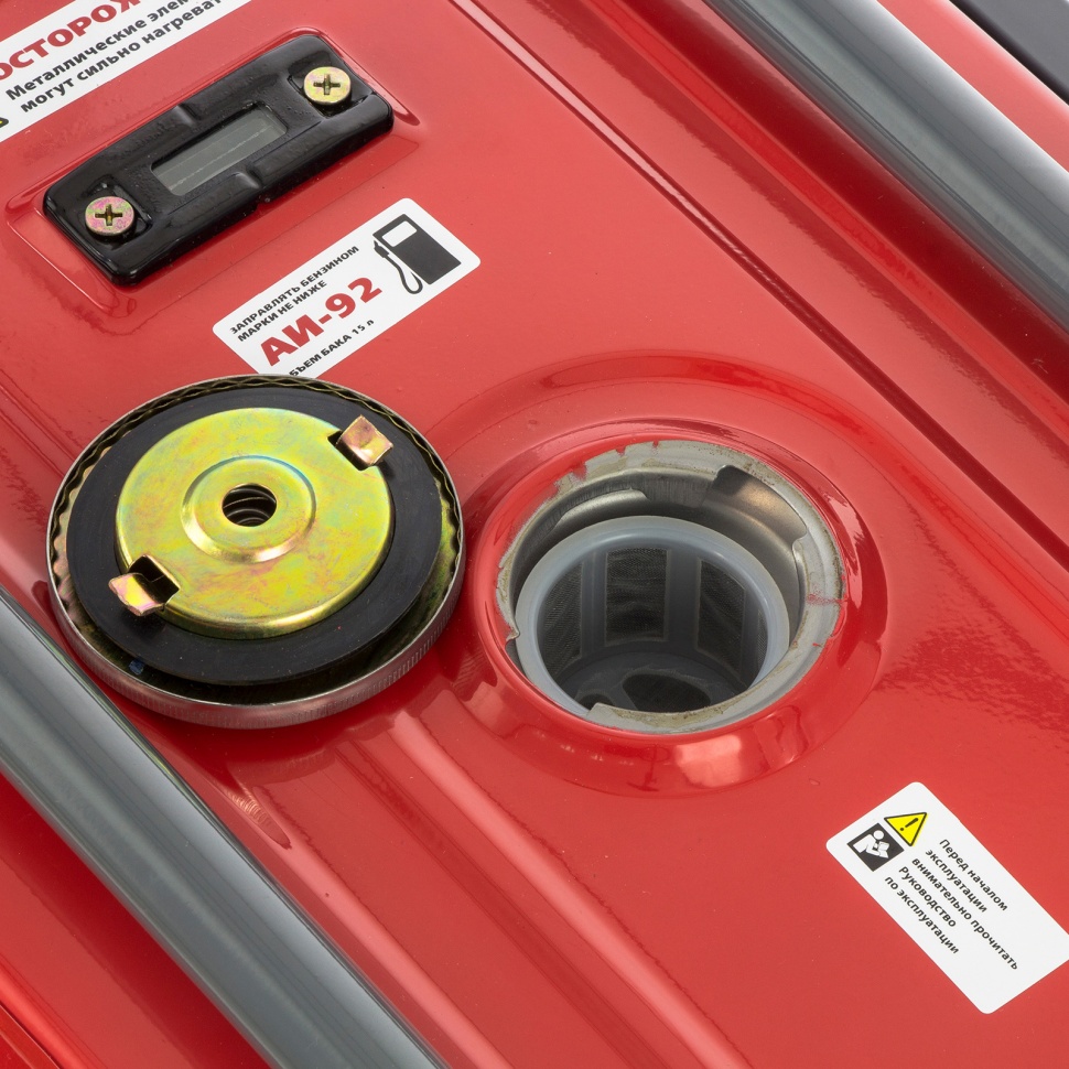 Генератор бензиновый LK 3500, 2.8 кВт, 230 В, бак 15 л, ручной старт Kronwerk (94688)