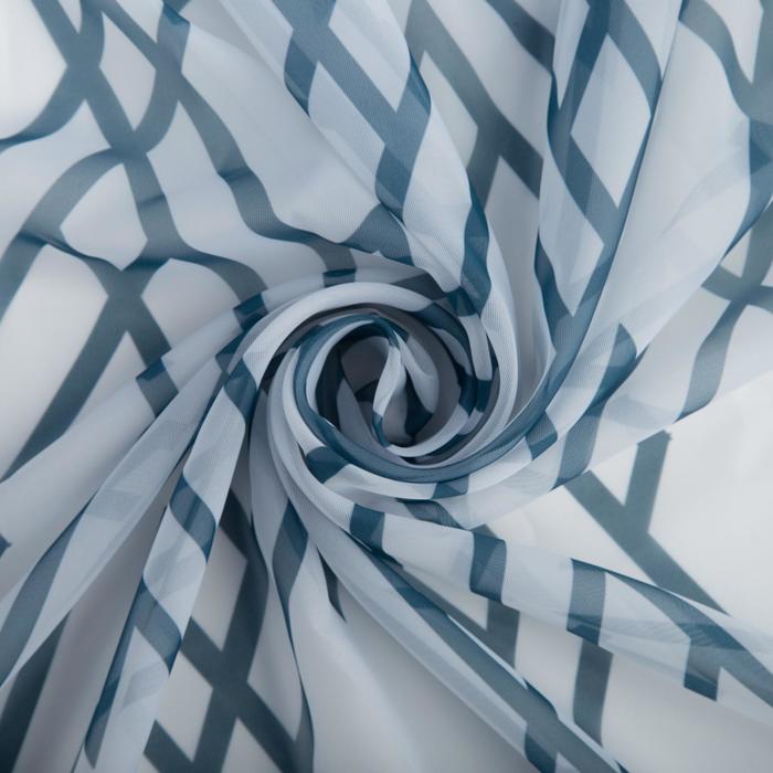 Тюль "изумрудный сад" 145*260 см компл. 2 шт. (1/25) "этель" 5525182