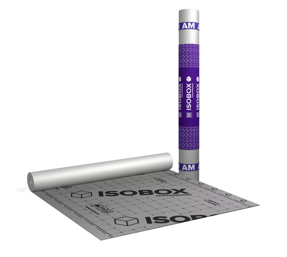 Ветро-влагозащитная пленка Изобокс АМ 1,5х50м (75 м2)