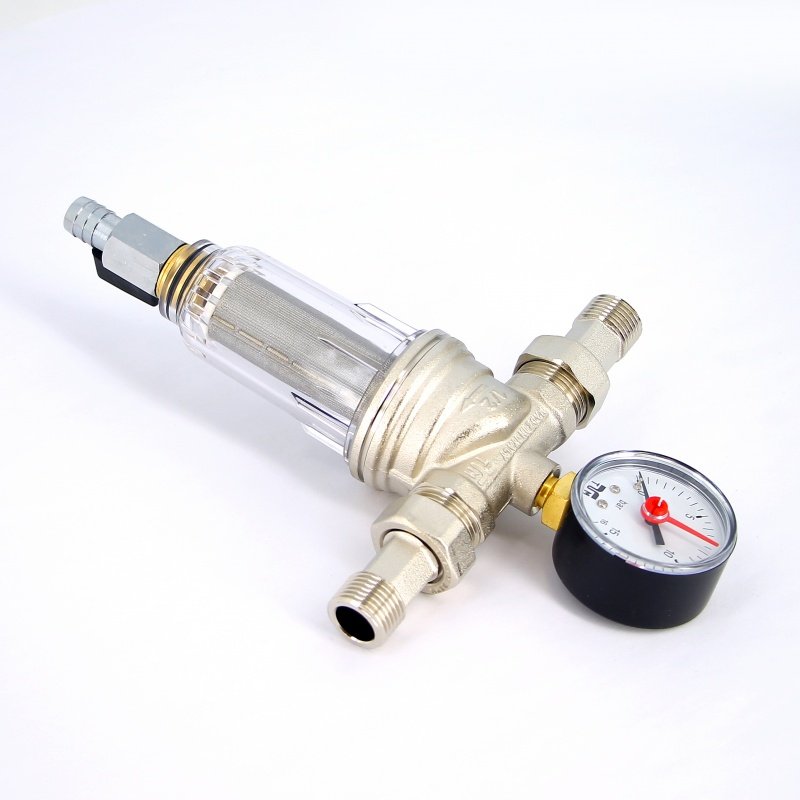 Фильтр магистральный промывной TIEMME 1/2" для холодной воды