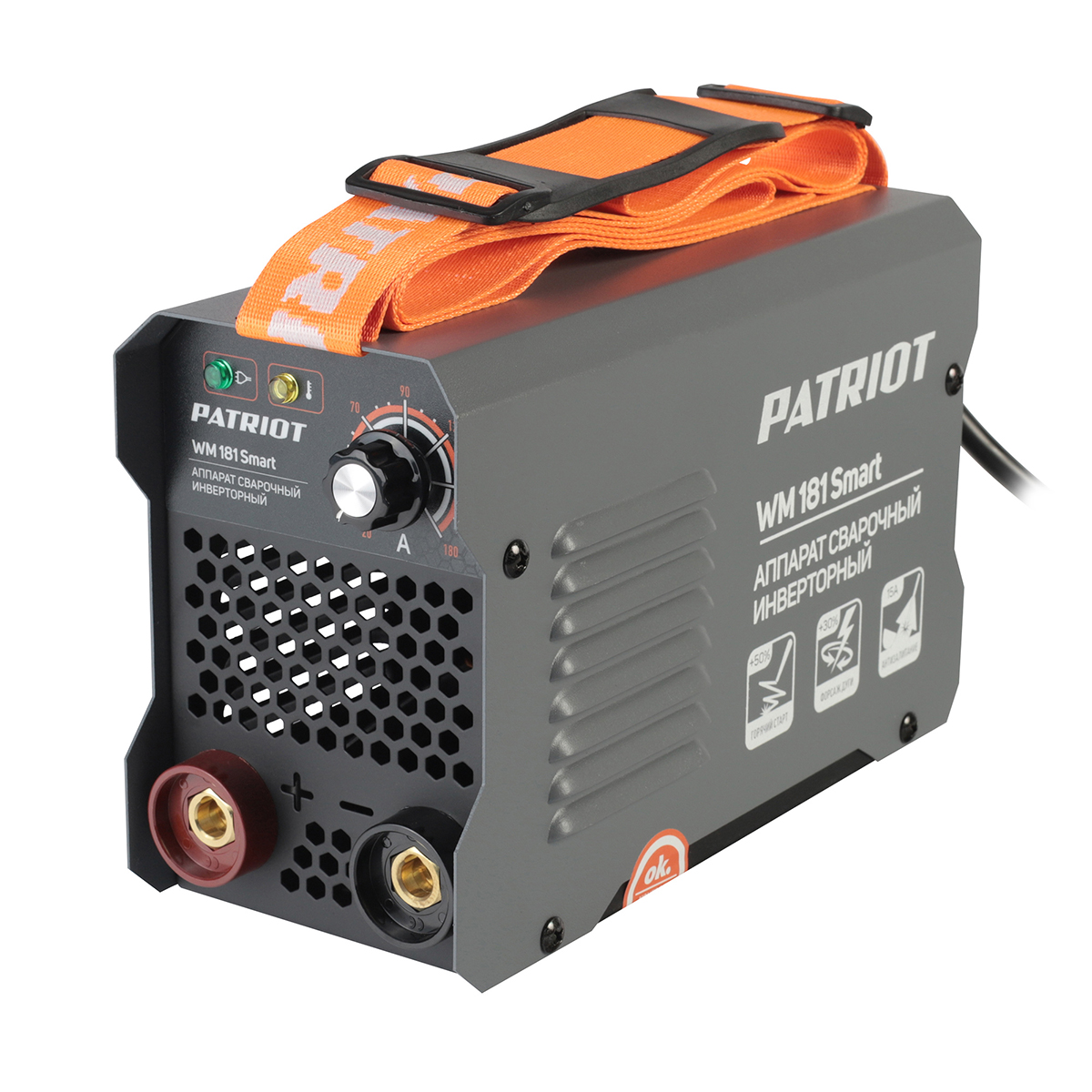 Сварочный аппарат wm 181smart mma 7,2 квт (1/4) "patriot" 605302135