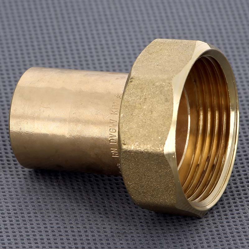 Вставка с накидной гайкой и плоской прокладкой 28x1'1/4 пресс Sanpress VIEGA