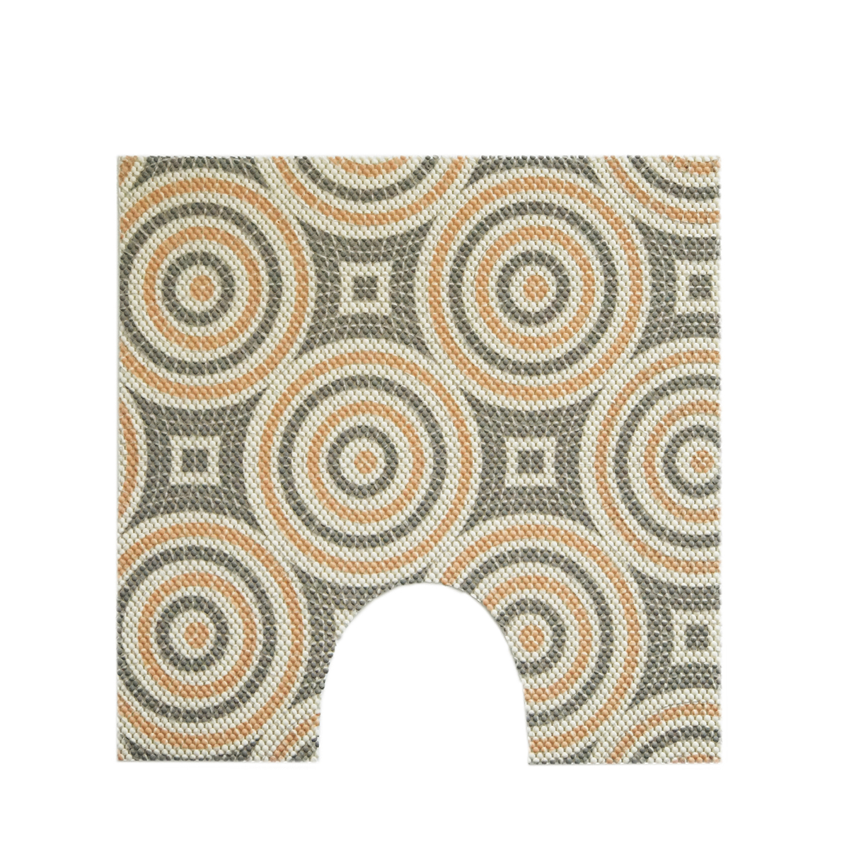 Коврик для туалета v33bg 50*52 см, вспененный пвх (1/20)