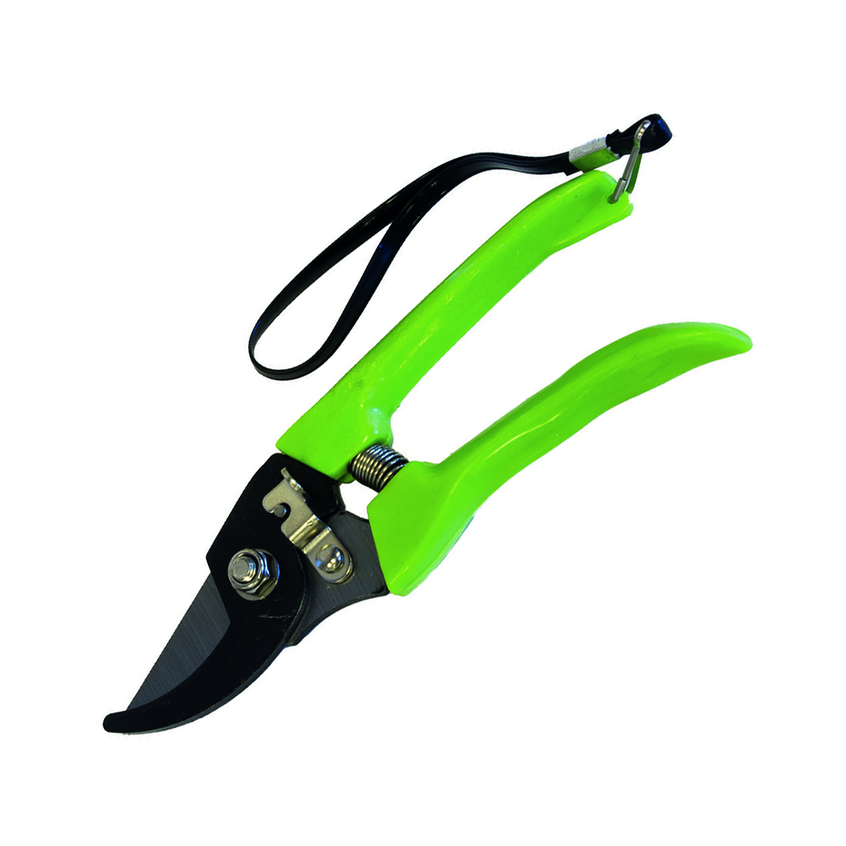 Секатор обводной мини 170 мм, пласт. рукоятки с ремешком (1/60) "feona" 004-0829