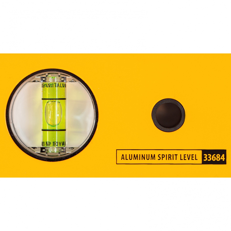 Уровень алюминиевый, 1200 мм, фрезерованный, 3 глазка Denzel (33684)