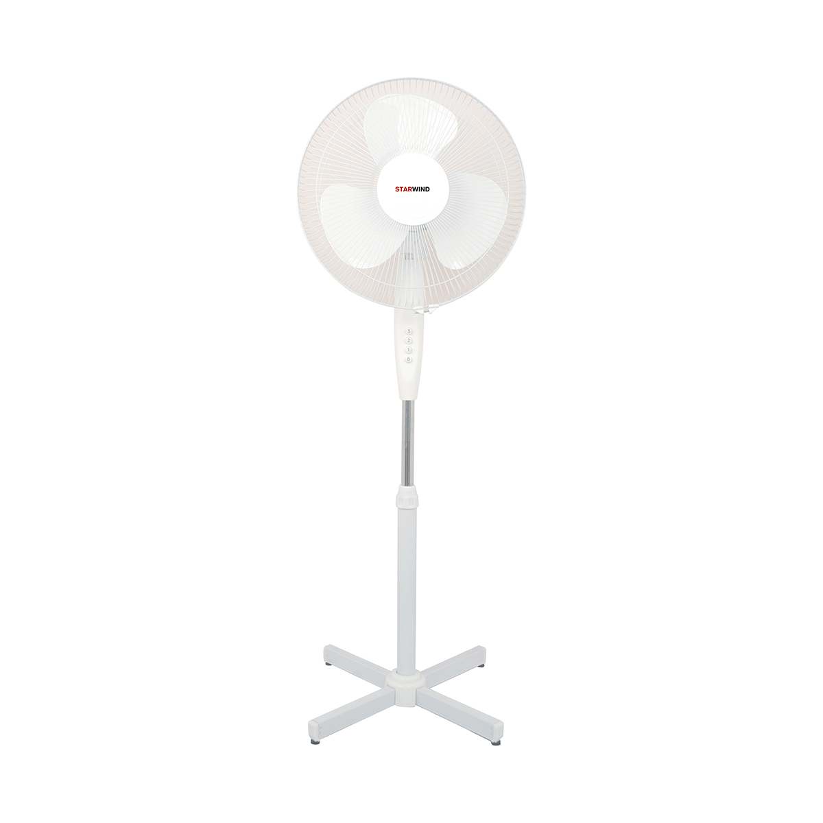 Вентилятор напольный saf1232  3 скорости, 40 вт, белый "starwind"