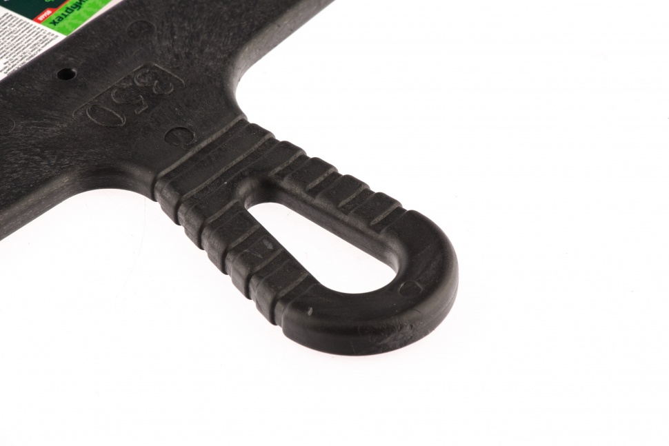 Шпатель  из нержавеющей стали, 350 мм, зуб 6 х 6 мм, пластмассовая ручка Сибртех (85468)