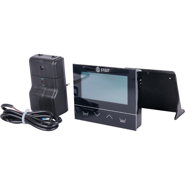 Термостат электронный беспроводной STOUT ST-292v2 черный STE-0101-029222