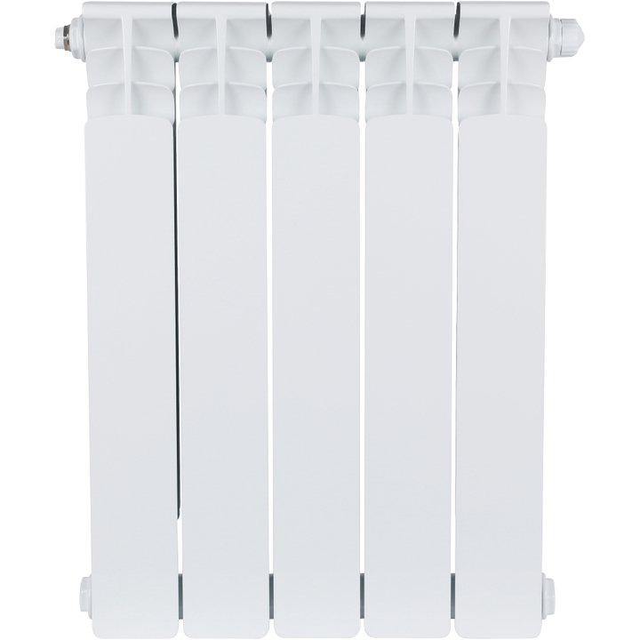 Радиатор STOUT Space 500 мм 5 секций, биметал. (нижнее правое подключение) на 9,2 кв.м.