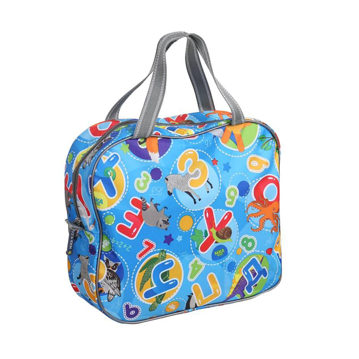 Сумка-папка сп1/1 (с буквами на голубом) 34 х 10 х 30 см (1/20) "ника"