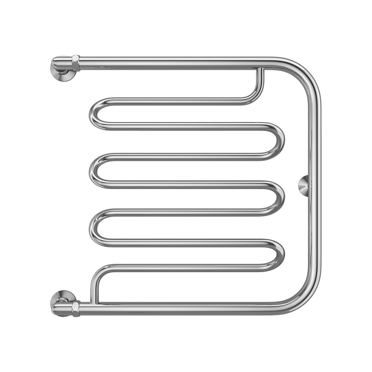 Полотенцесушитель водяной "фокстрот-лиана aisi" 600*600 (хром) "terminus"