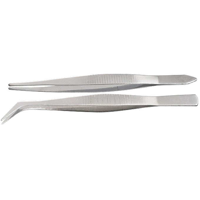 Набор пинцетов из нержавеющей стали, 2 шт, Sparta (914805)