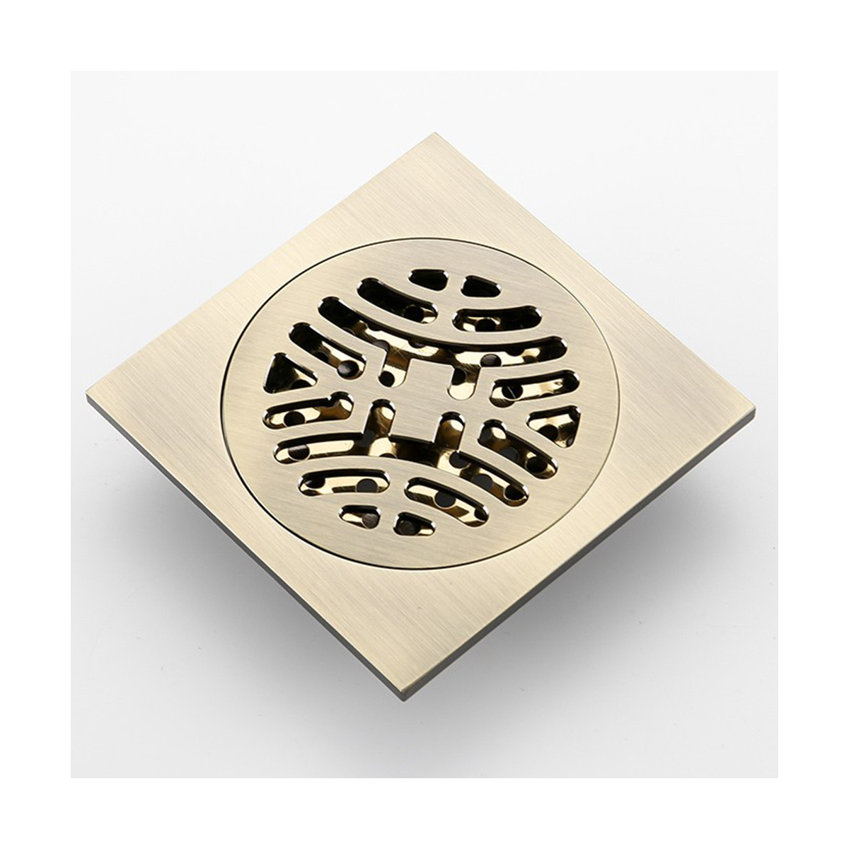 Трап для душа g81006-4 100*100 мм, бронза (1/20) "gappo"