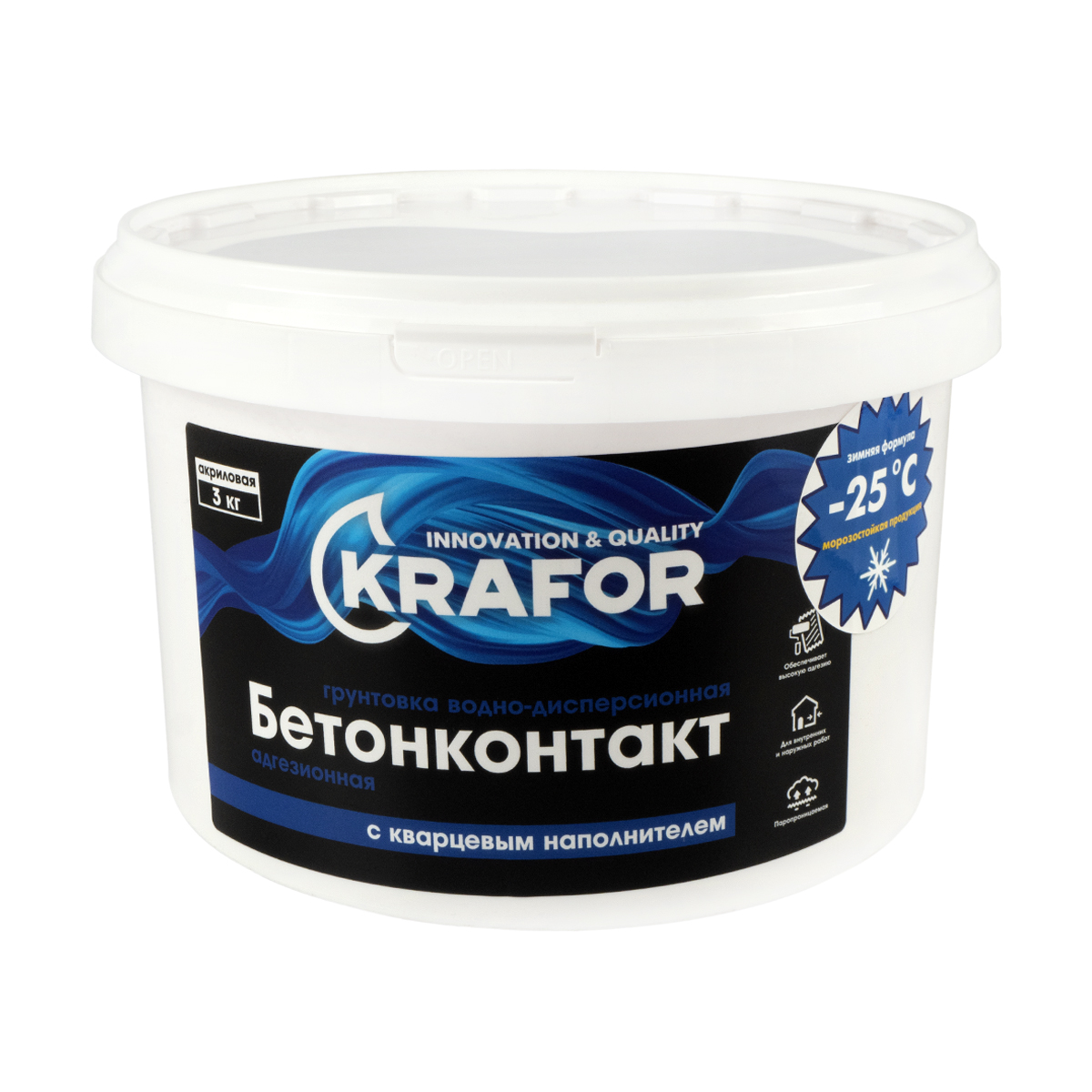 Бетон-контакт  3 кг (1) "krafor"
