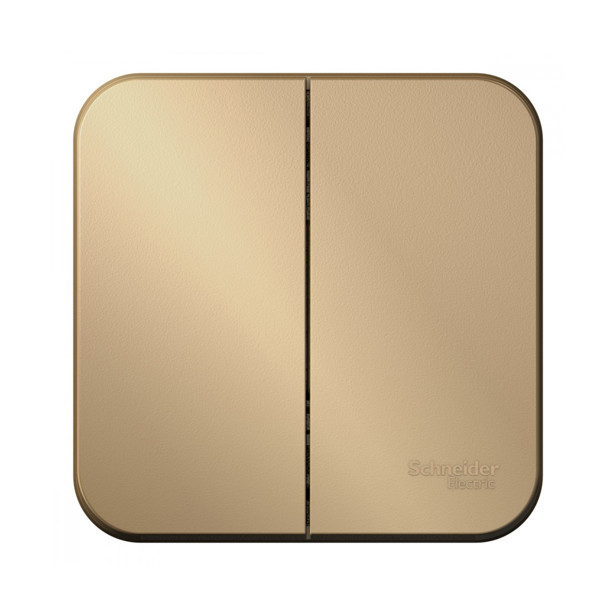 Выключатель открыт. уст. "blanca" 2-х кл. 10а, титан (1/15/30) "schneider"