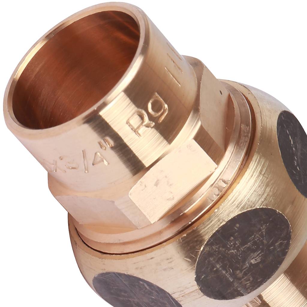 Американка (сгон) 18 мм уплотнение конус SANHA под пайку бронзовая 1434018