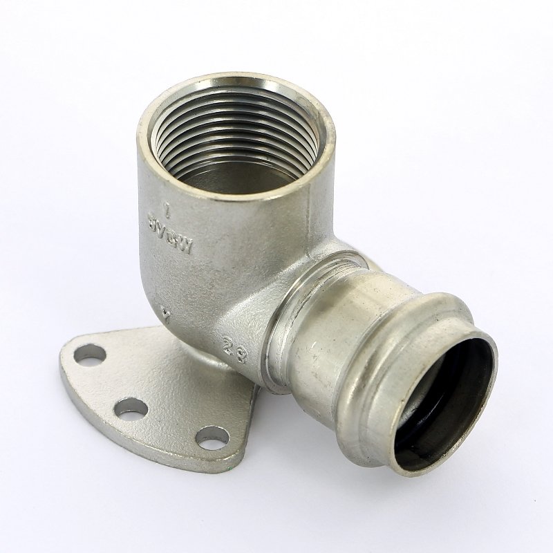 Водорозетка пресс 28х1' нержавеющая сталь Sanpress Inox VIEGA