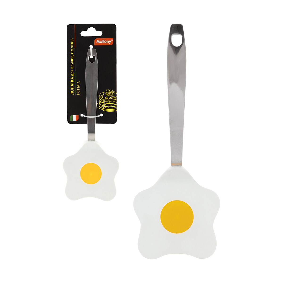 Лопатка кулинарная "frittata" 21*7 см (сталь, нейлон) (1/24/96) "mallony"