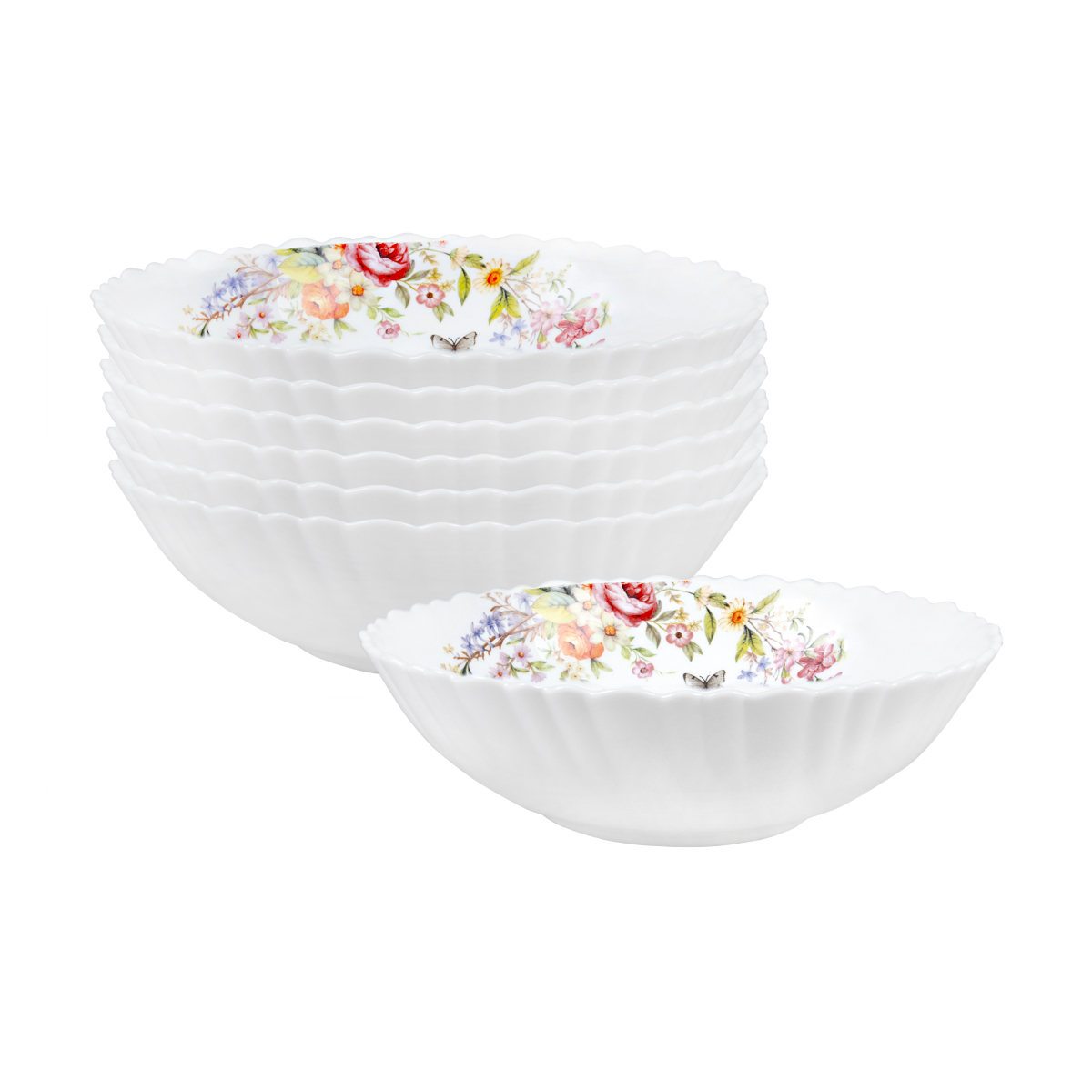 Тарелка суповая "opal" charme 17,5 см (500 мл) опаловое стекло (6/48) h06251