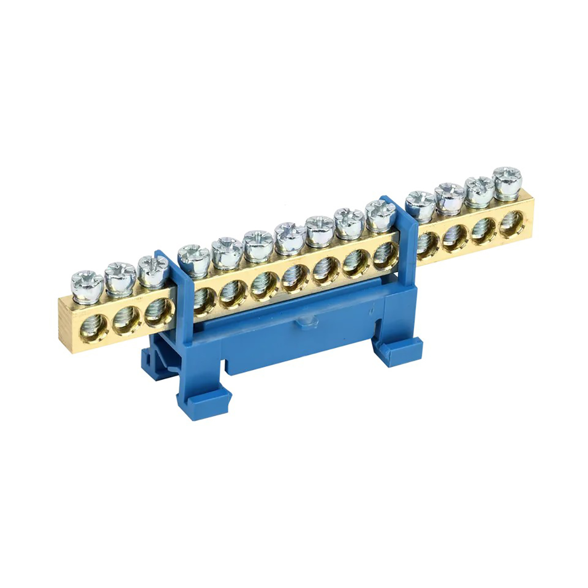 Шина "n" нулевая с изолятором на din-рейку тип "стойка" шни-6х9-14-с-с (10/300) "iek"