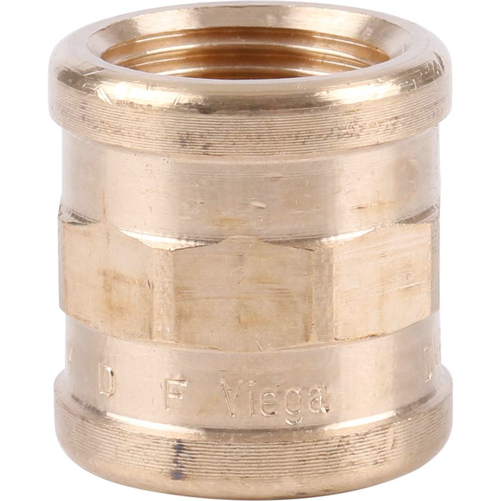 Муфта резьбовая (ВР) 1/2" бронза VIEGA (266585)