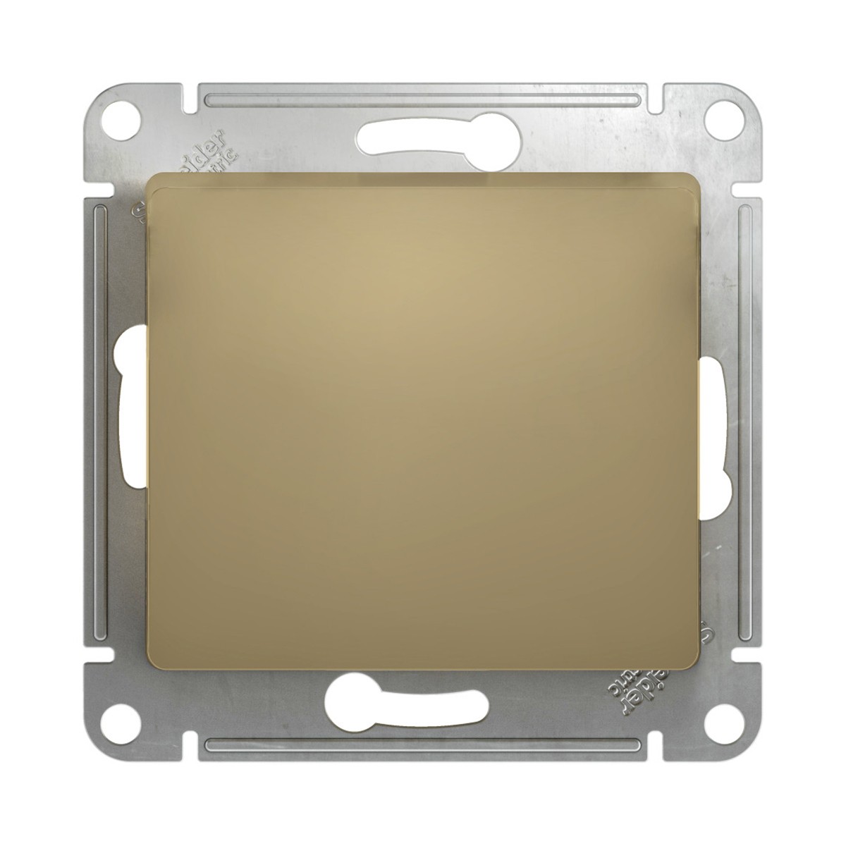 Переключатель перекрестный "glossa" 1 кл. (механизм) 10а, титан (1/20/160) "schneider"