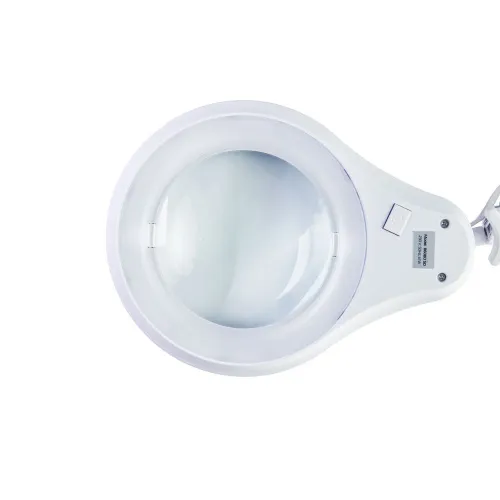 Лупа Veber 5D, 2,25x, 127 мм, с подсветкой, на струбцине (8608D)