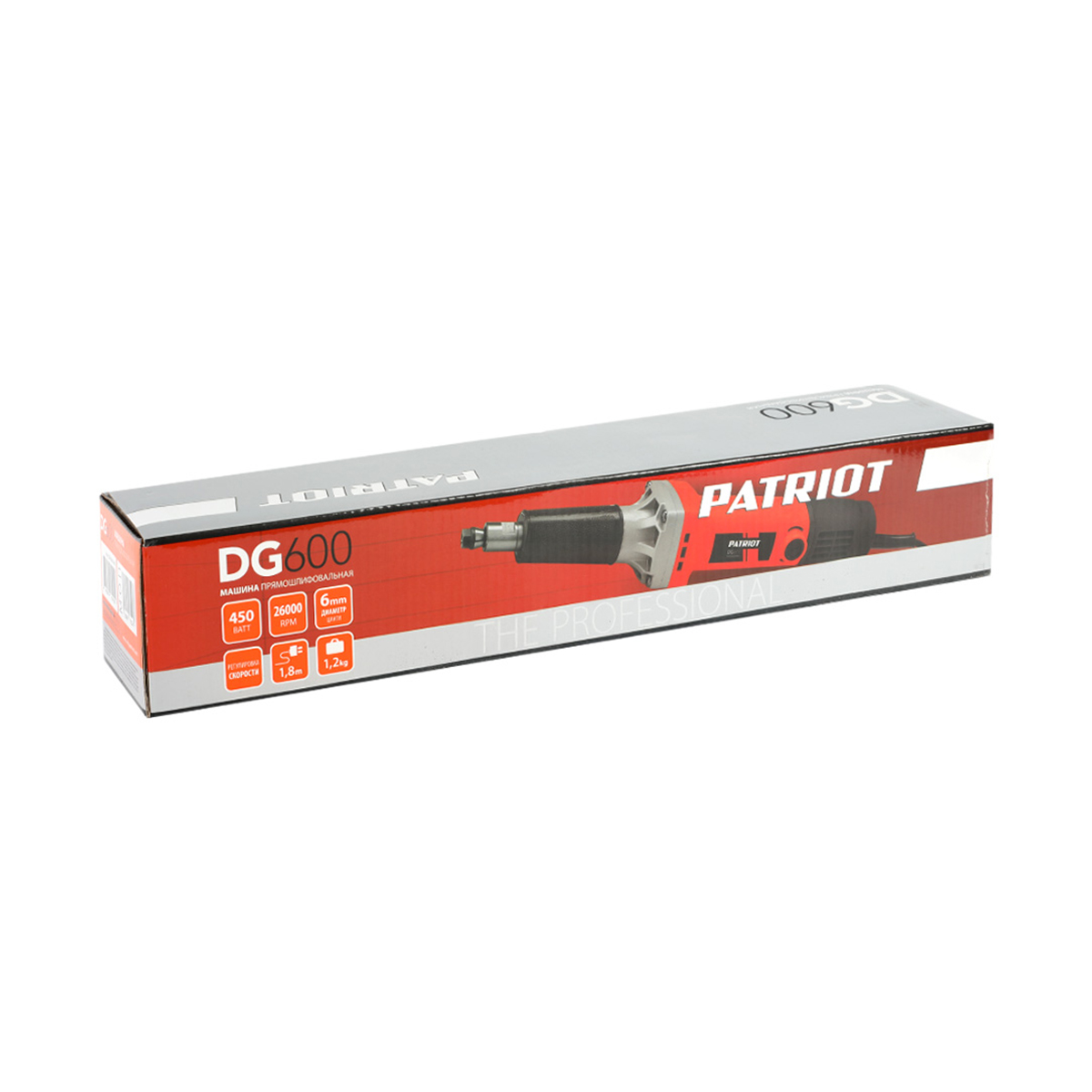 Шлифмашина прямая dg 600 (1/10) "patriot" 110301600