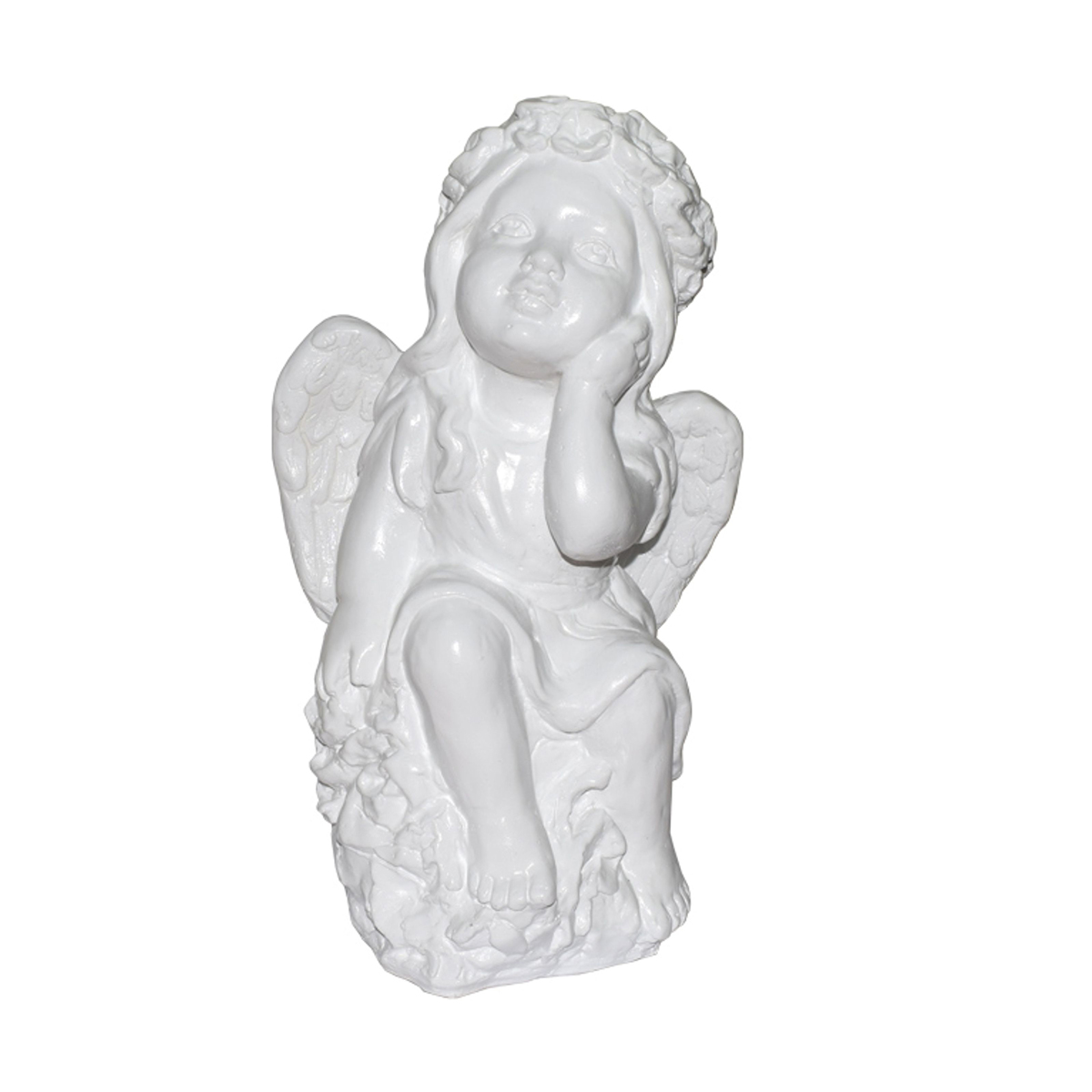 Фигурка садовая "ангел задумчивый" 360*240 мм "гарденвилл"