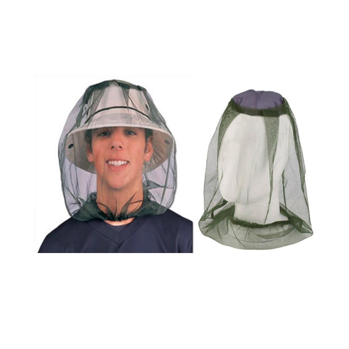 Накомарник антимоскитный (сетка для головного убора) (1/25/500) "рыжий кот"