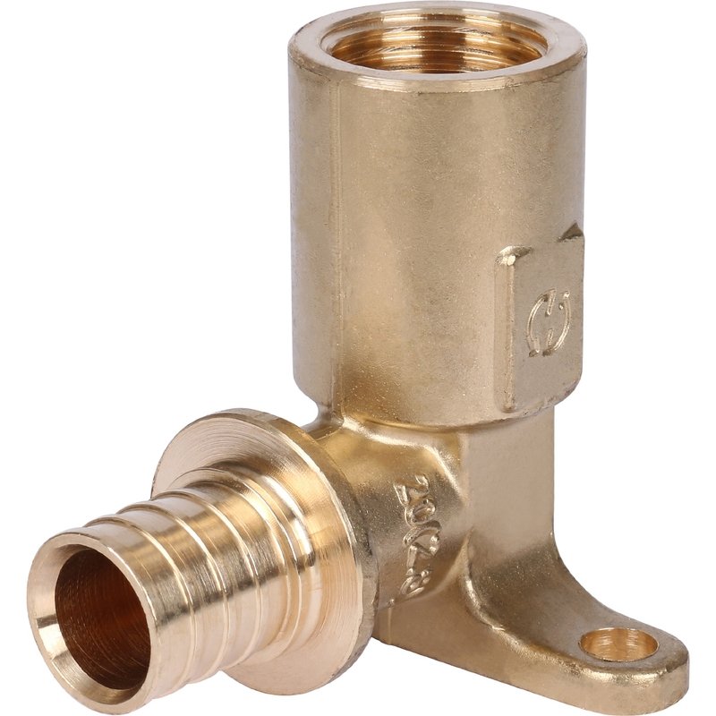 Водорозетка 16 x 1/2" ВР аксиальная с длинным патрубком для труб PE-X STOUT