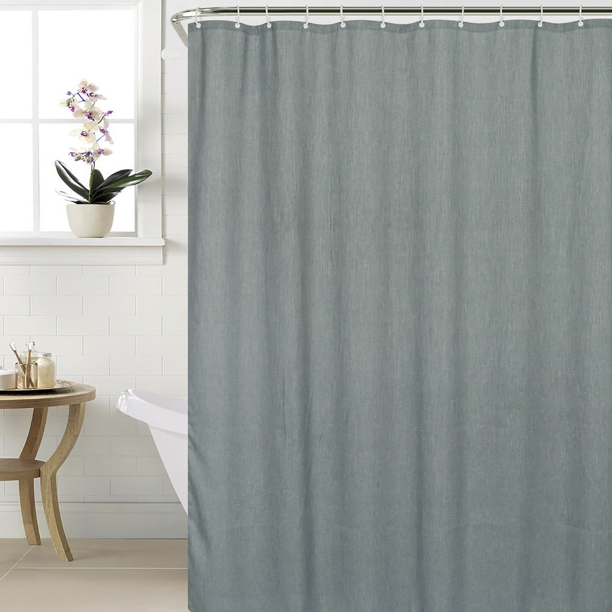 Штора для ванной 180*200 см (полиэстер) "leda" (1/20) "swensa" bsc-90-98