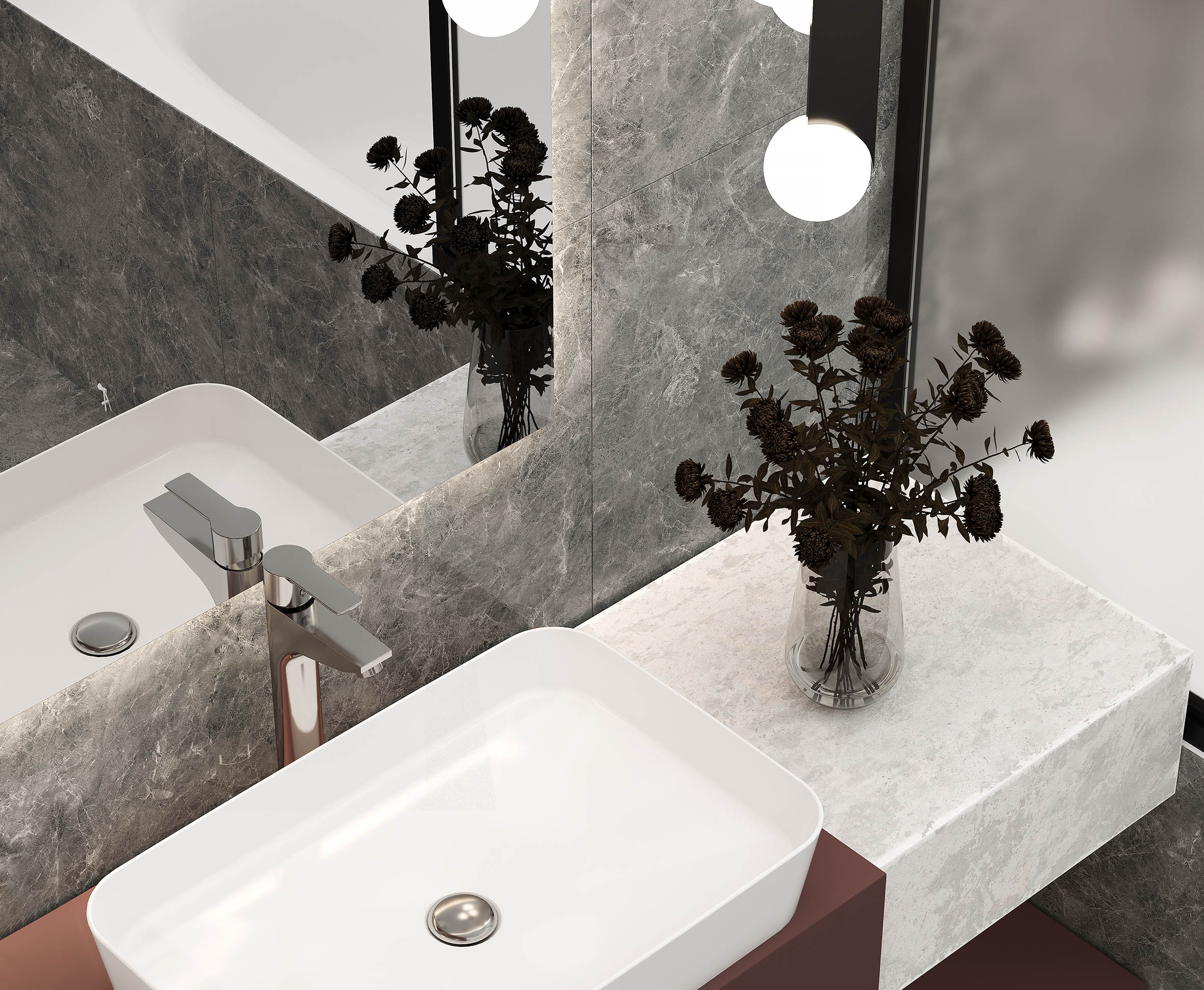 Orlando gris керамогранит серый полированный 60x120