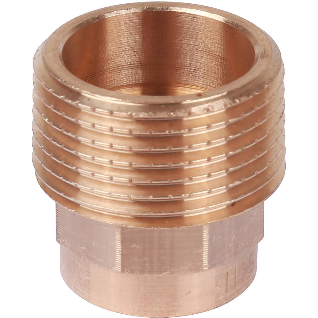 Муфта 18х3/4" переходная (НР) под пайку с наружной резьбой SANHA бронзовая 142431834