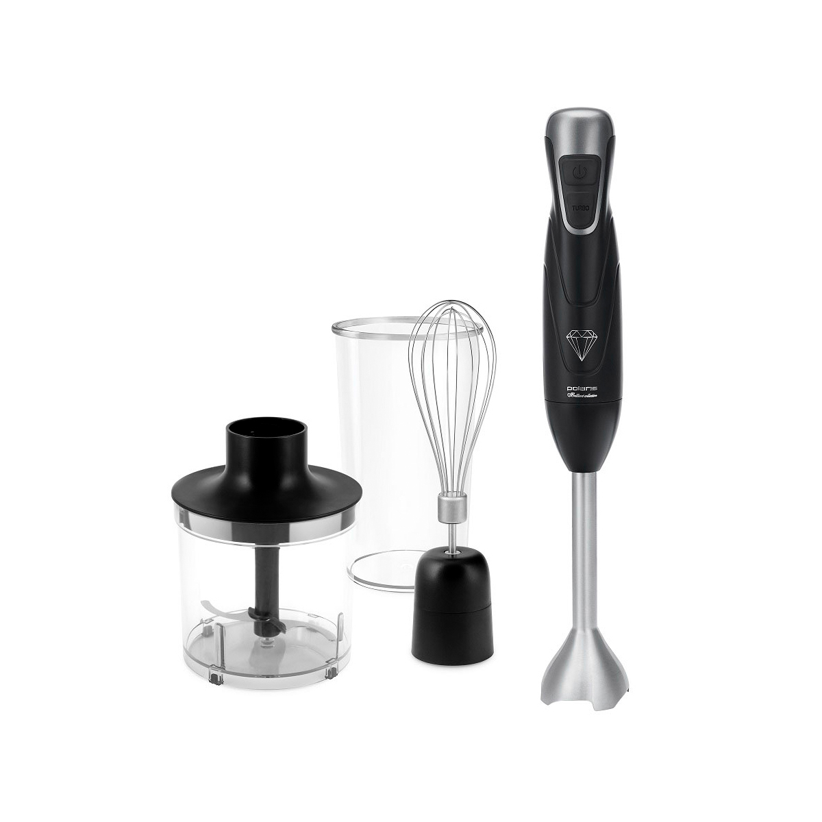 Блендер погружной phb 0848 "brilliant collection" 800 вт, 2 скорости (1/6) "polaris"