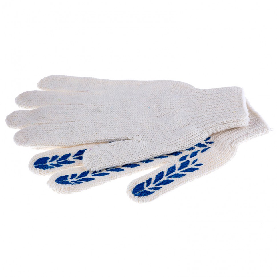 Перчатки х/б, ПВХ покрытие, "Протектор" 7 класс Сибртех (67704)